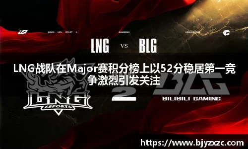 LNG战队在Major赛积分榜上以52分稳居第一竞争激烈引发关注